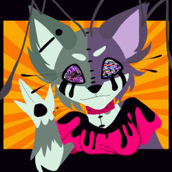 Live2D animated icon of an oc